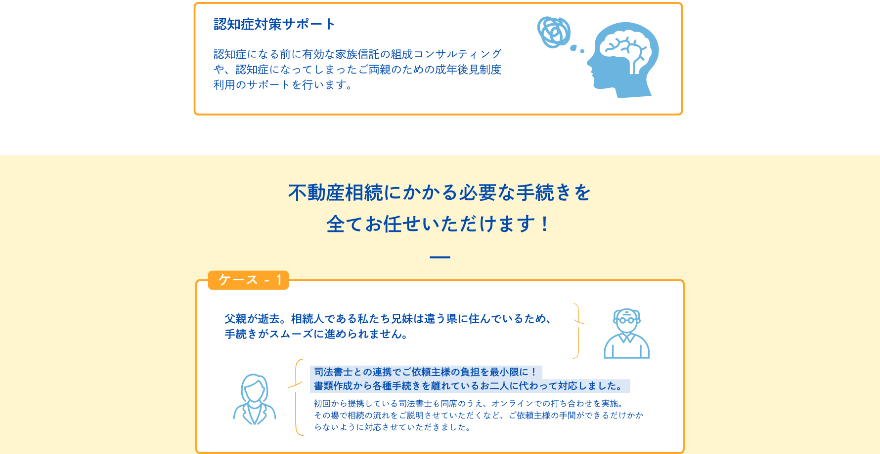 不動産相続のお悩みは、不動産のプロへお任せください！