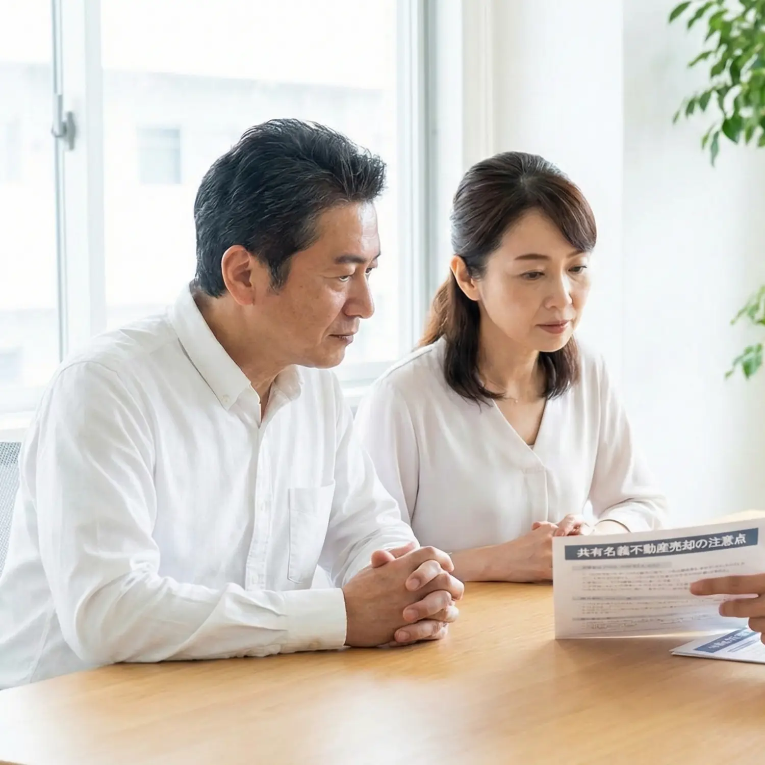 共有名義不動産売却の注意点と買取Q&Aを解説するイメージ