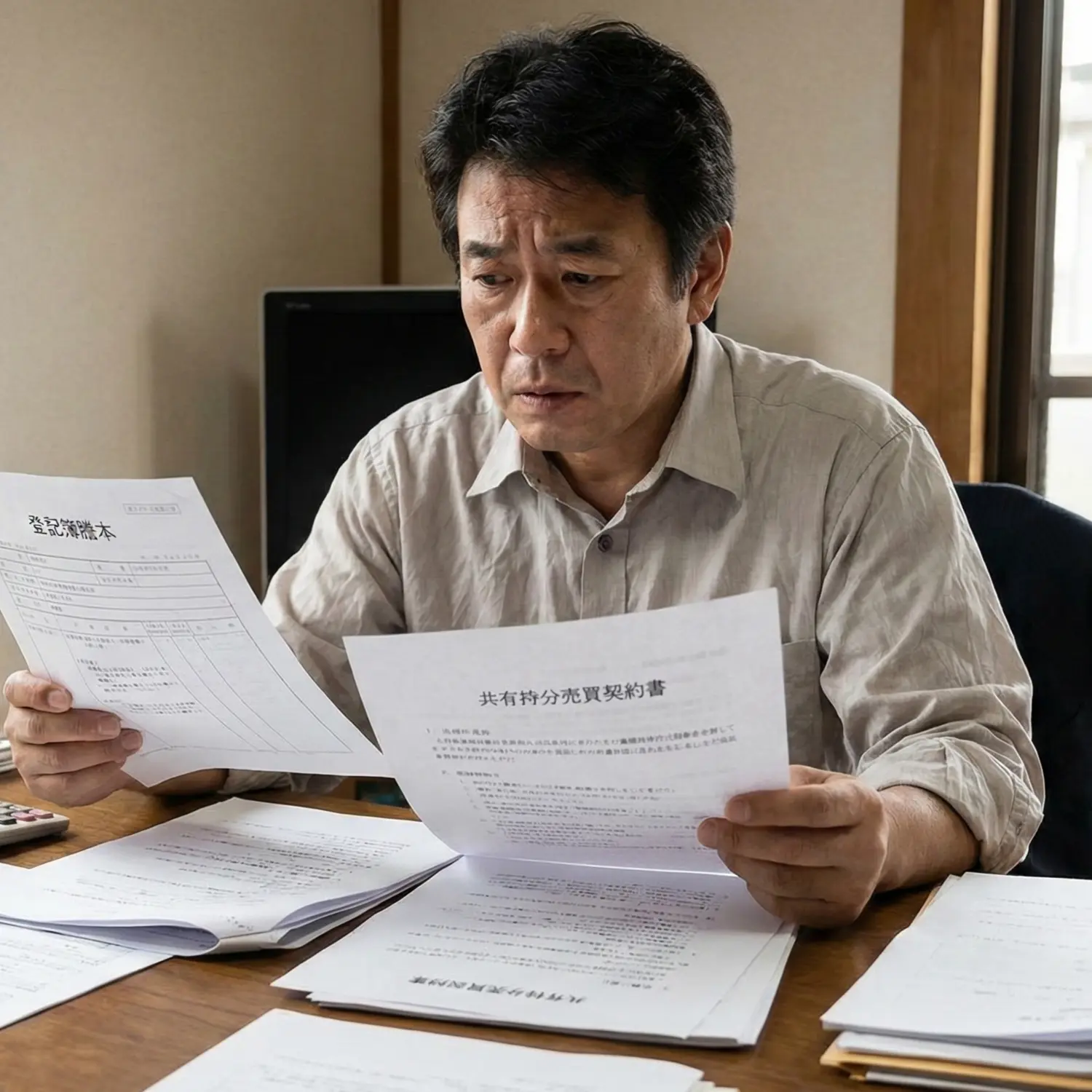 共有不動産の持分だけを売却する際の注意点を解説するイメージ