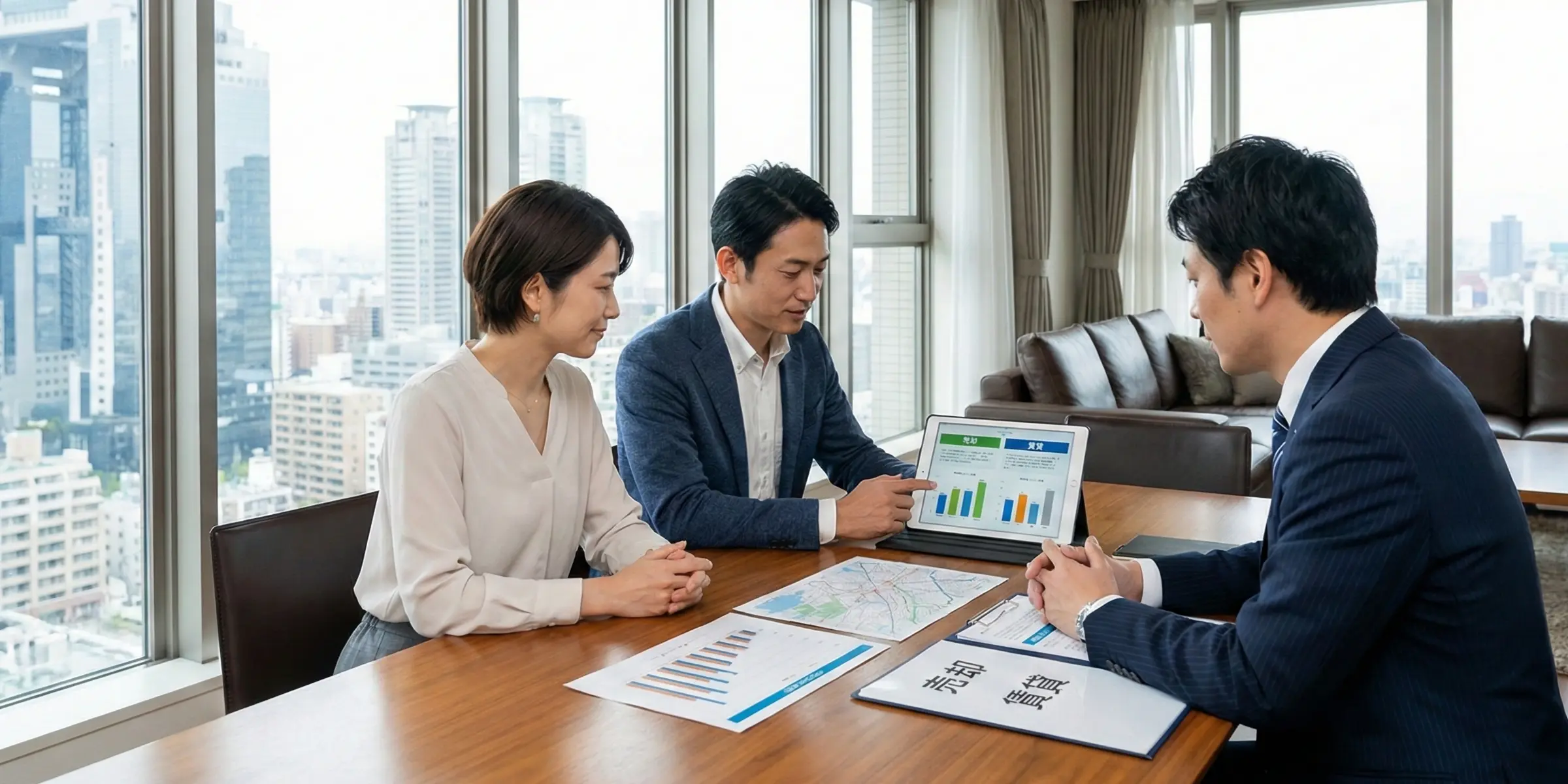 大阪市のタワーマンションを売却するか賃貸に出すか判断するポイントを解説するイメージ